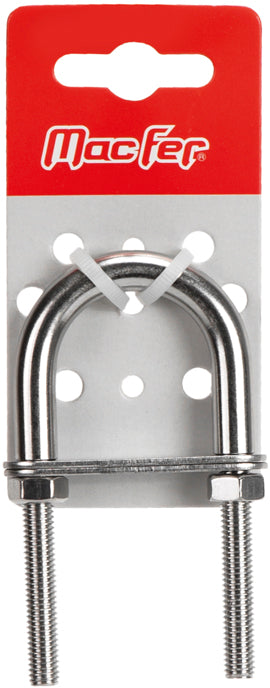 Macfer (6001-BL) Stainless Steel Threaded "U" Bolt AISI316