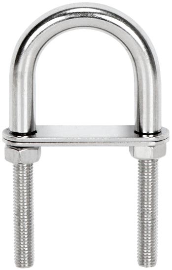 Alça "U" Roscada Inox AISI316 Macfer (6001)