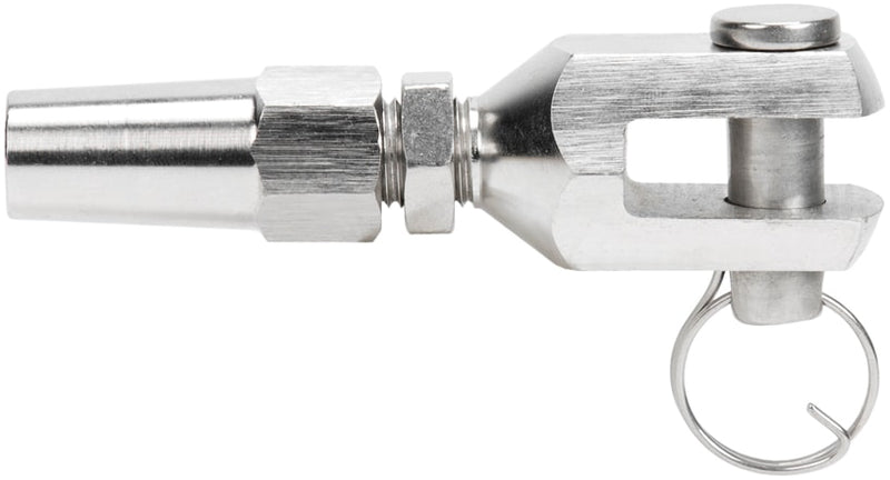 Terminal com mordentes garfo inox AISI316 (8001-BL)