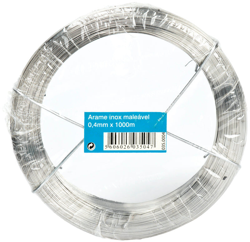 Alambre maleable de acero inoxidable Macfer (AI) AISI316