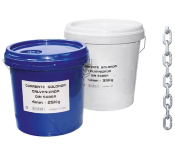 Corrente aço galvanizada DIN5685A (CH5685-G)