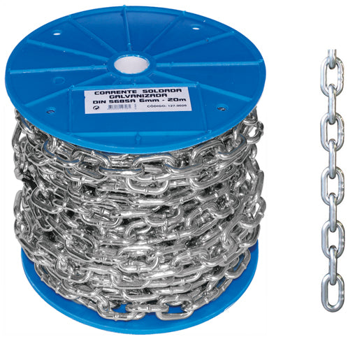 Cadena de acero galvanizado Macfer (CH5685-G) DIN5685A