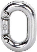 Eslabón de unión de cadena de acero inoxidable Macfer (HTOM10-BL) AISI316