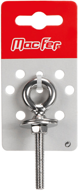 Macfer (JX08-BL) Stainless Steel Forged Ring with Stop AISI316