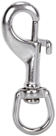 Mosquetão com destorcedor inox AISI316 (LD11)