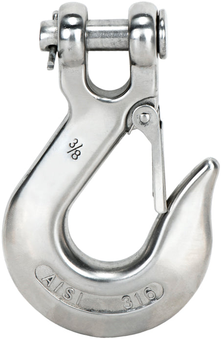 Macfer (LD18-BL) Gancho de ojo de acero inoxidable para cadena AISI316