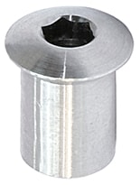 Terminal cabeça lentilha fêmea inox AISI316 (LHNSS)