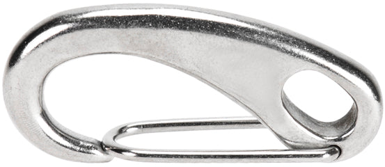 Macfer (MBMO) Stainless Steel Spring Snap Hook with Eye AISI316