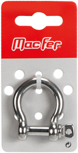 Grillete de lira de acero inoxidable Macfer (MS0102-BL) AISI316