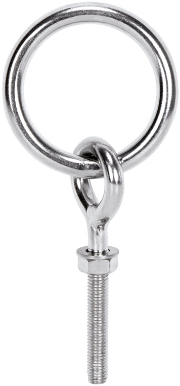 Argola Passa Cabos com Espigão Inox AISI316 Macfer (MS0505)