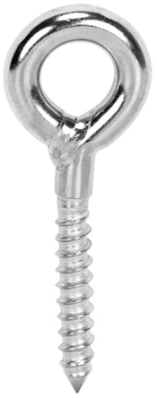 Argola Soldada com Rosca Madeira Inox AISI316 Macfer (MS0506-BL)