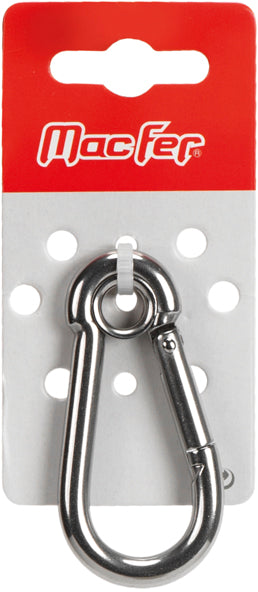 Macfer (MS0601-BL) Stainless Steel Snap Hook with Eye AISI316