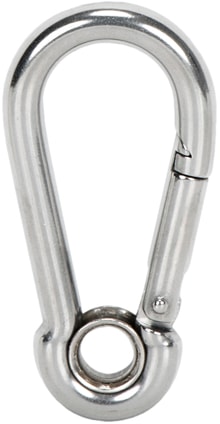 Mosquetão bombeiro com olhal inox AISI316 (MS0601)