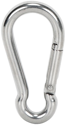 Mosquetão bombeiro inox AISI316 (MS0603-BL)