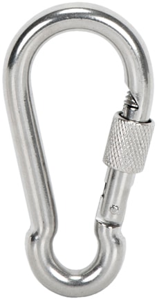 Mosquetão bombeiro com parafuso inox AISI316 (MS0604)