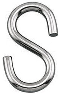 Gancho "S" inox AISI316 (MS0610)