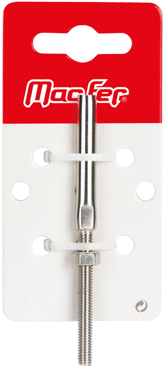 Terminal de crimpado macho de acero inoxidable AISI316 (MS0703-SC-BL)