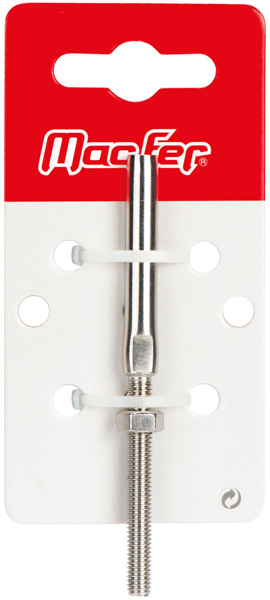 Macfer (MS0703-SC-BL) Stainless Steel Swage Male Terminal AISI316