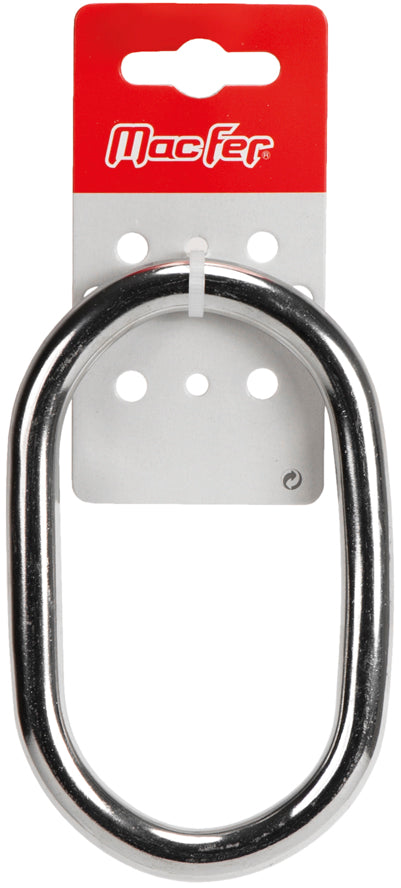Macfer (OM02-BL) Stainless Steel Oval Ring AISI316
