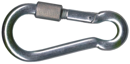 Mosquetão bombeiro com parafuso galvanizado (SHKG-SCW)