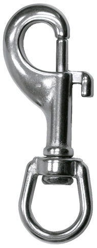 Mosquetão com Destorcedor Niquelado Macfer (SHKN-SW)