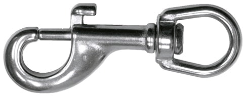 Mosquetão com destorcedor niquelado (SHKN-SW)