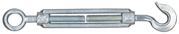 Tensor de gancho/ojal galvanizado (TBGe-EH)