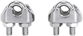 Abrazadera para cables de acero inoxidable AISI316 (WR-CSS-BL)