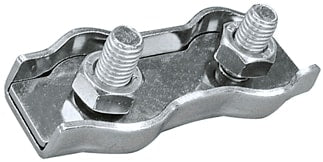 Abrazadera para cable dúplex de acero inoxidable AISI316 (WR-DCSS)