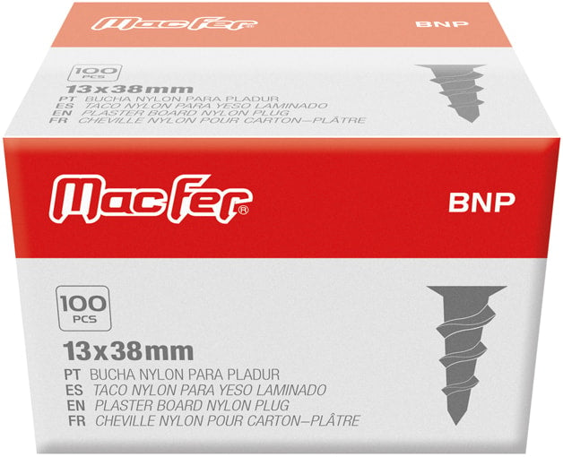 Anclaje de nylon para placas de yeso (BNP)