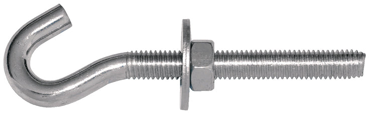 Gancho Pressionado Inox AISI316 Macfer (GPPAA4)