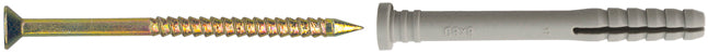 Macfer (TP-2) Nylon TP Round Head Hammer Fixing