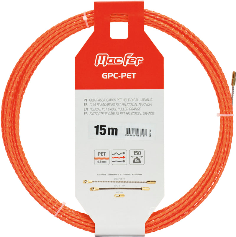 Macfer (GPC-PET) PET Helical Cable Fish Tape
