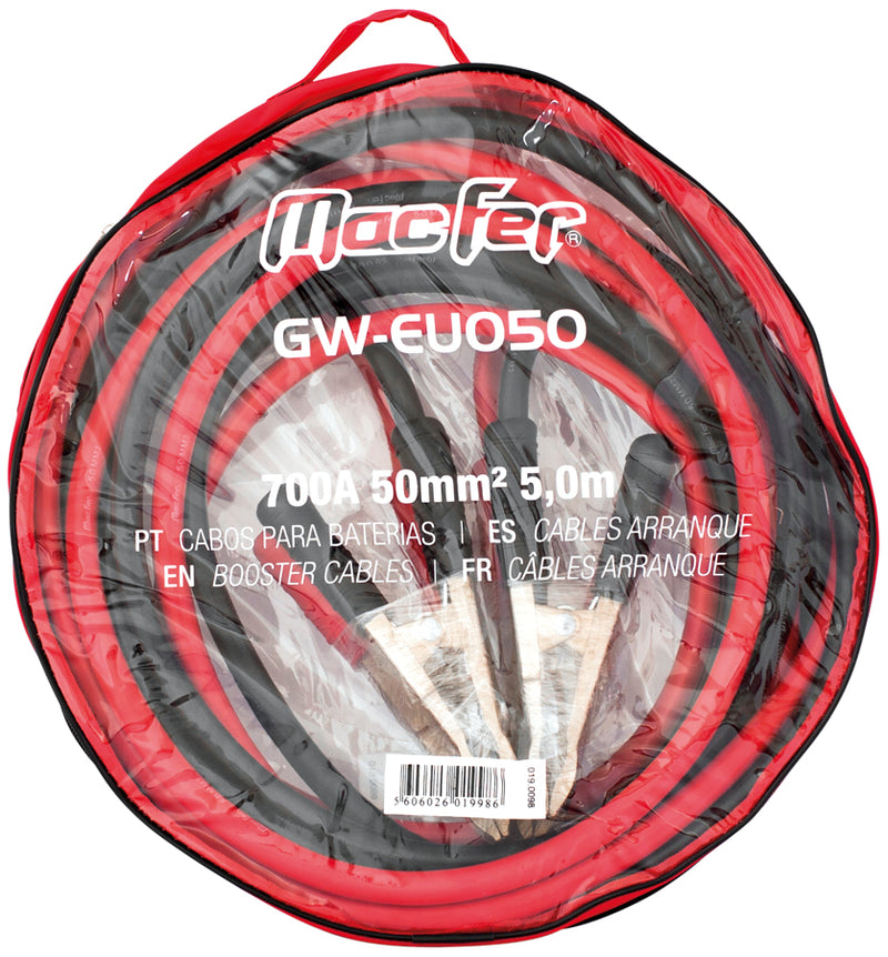 Macfer (GW-EU050) Battery Jumper Cables