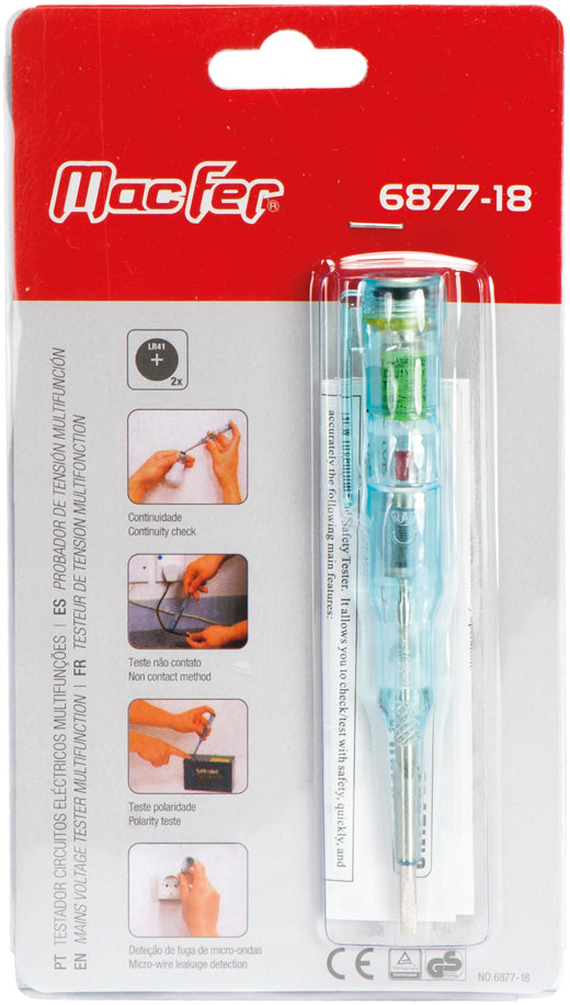 Macfer (NO.6877-18) Multi-Function Electrical Circuit Tester