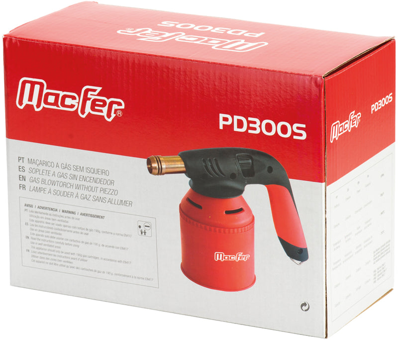 Soplete de gas Macfer (PD300S) sin encendedor