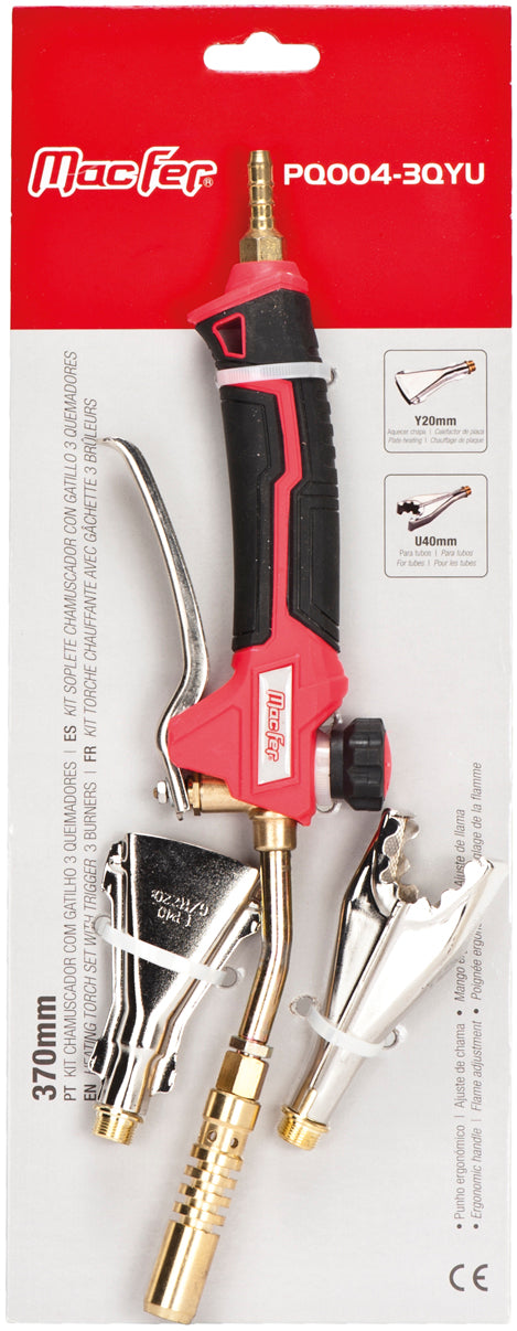 Kit de soplete de gas Macfer (PQ004-3QYU) con gatillo