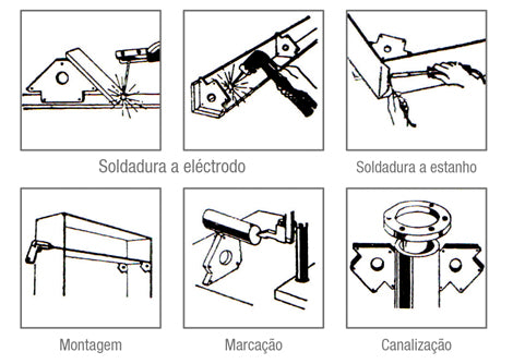 Íman Soldador com Vários Ângulos Macfer (WF-S)