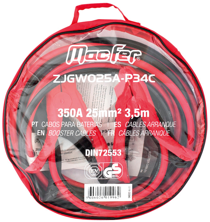 Macfer (ZJGW025A-P34C) Battery Jumper Cables