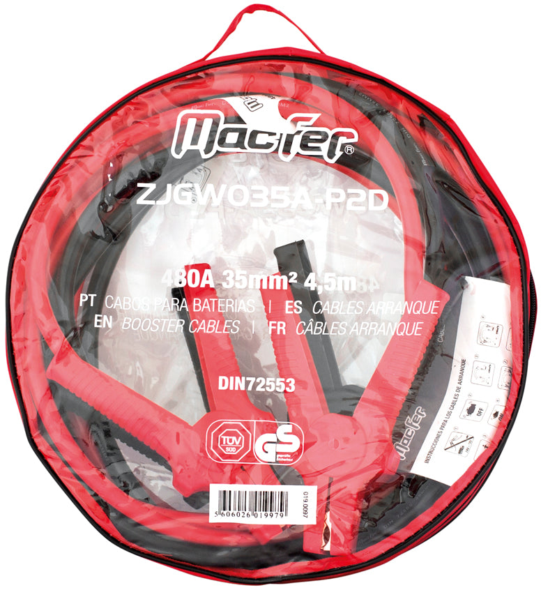 Macfer (ZJGW035A-P2D) Battery Jumper Cables