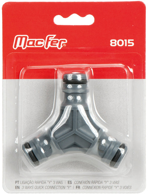 Macfer (8015) "Y" 3 Way Quick Connector