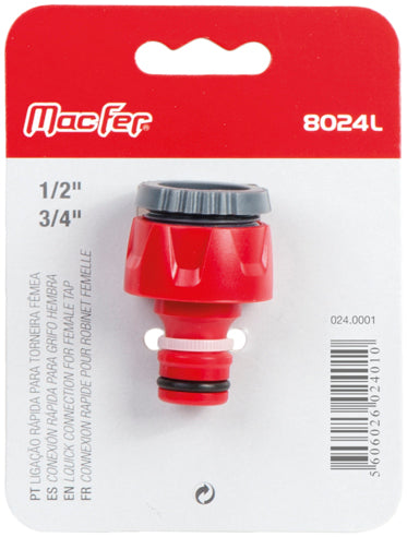 Conector rápido Macfer (8024L) para grifo hembra