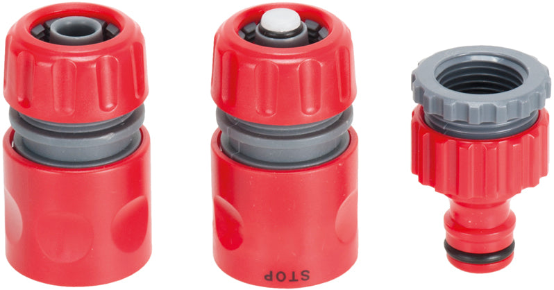Macfer (8025) Adjustable Plastic Hose Nozzle Kit with Accessories