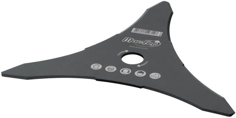 Brushcutter Disc with 3 Straight Teeth (DR03D)