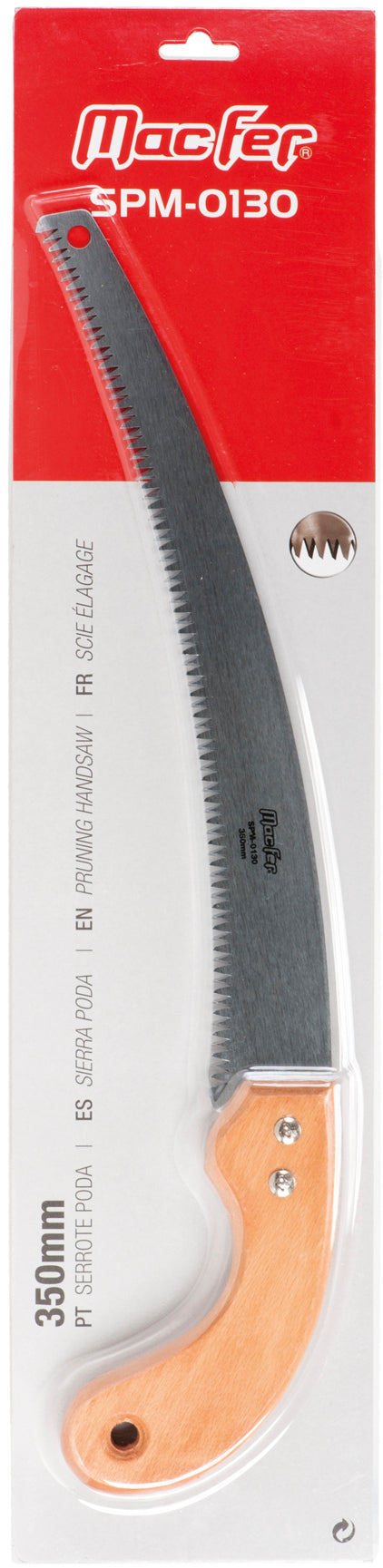 Macfer (SPM-0130) Pruning Saw with Wooden Handle