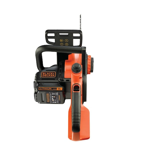 Motosserra Black&Decker (GKC1825L20-QW) 18V com bateria de íon-lítio e barra de 25cm.