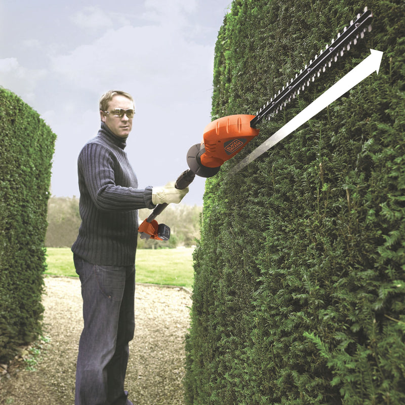 Black&Decker (GTC1843L20-QW) 43cm 18V 2.0Ah Cordless Pole Hedge Trimmer
