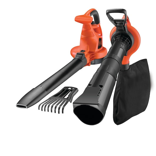 Soplador y aspirador de hojas Black&Decker (GW3050-QS) de 3000 W