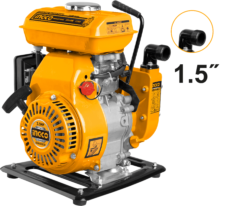 Bomba de água a gasolina INGCO (GWP152) 2,5 HP 105 cc 1,5"