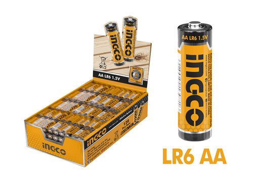 INGCO (HAB2A01) Alkaline Aa Lr6 2900mah Battery, Box Of 128 Units